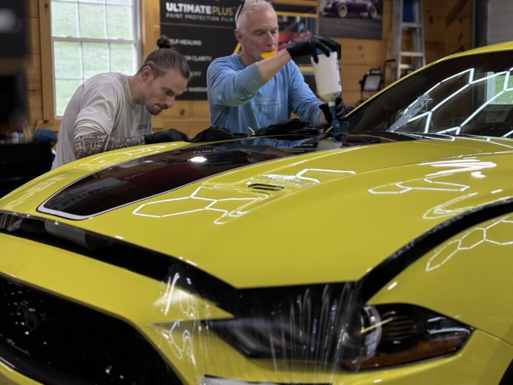 paint protection film installation